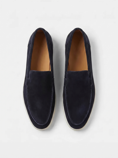 Navy Yacht Loafers