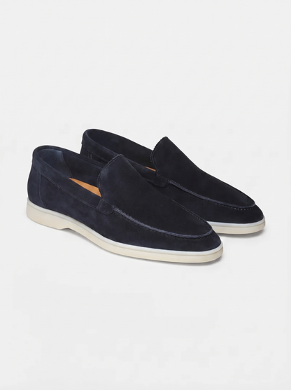 Navy Yacht Loafers