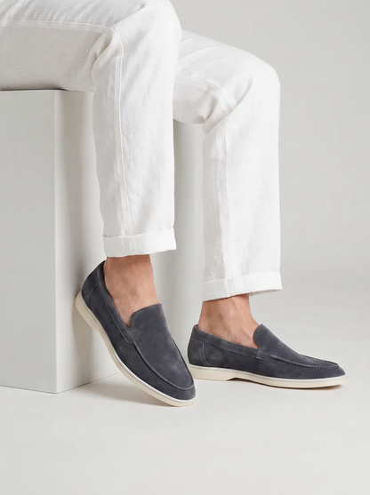 Steel Blue Yacht Loafers