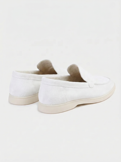 White Yacht Loafers