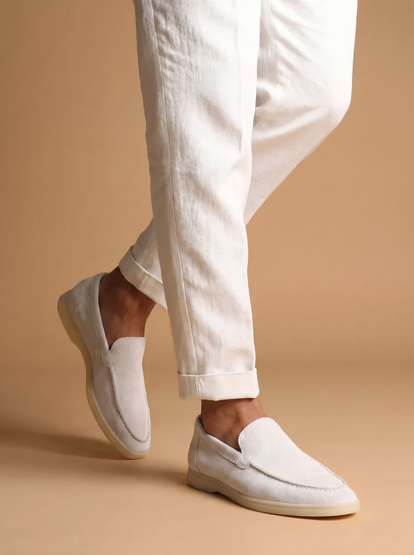 White Yacht Loafers