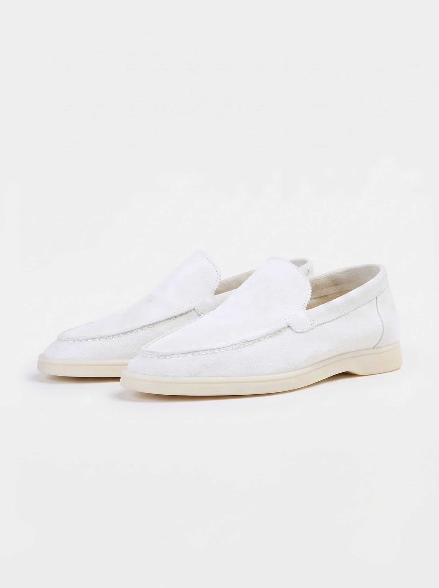 White Yacht Loafers