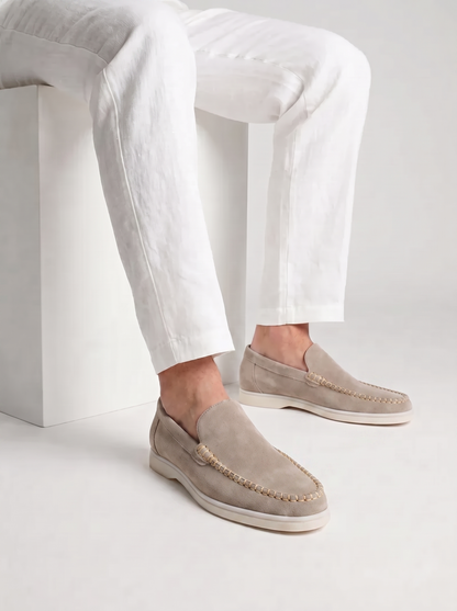 Light Grey Giorno Loafers