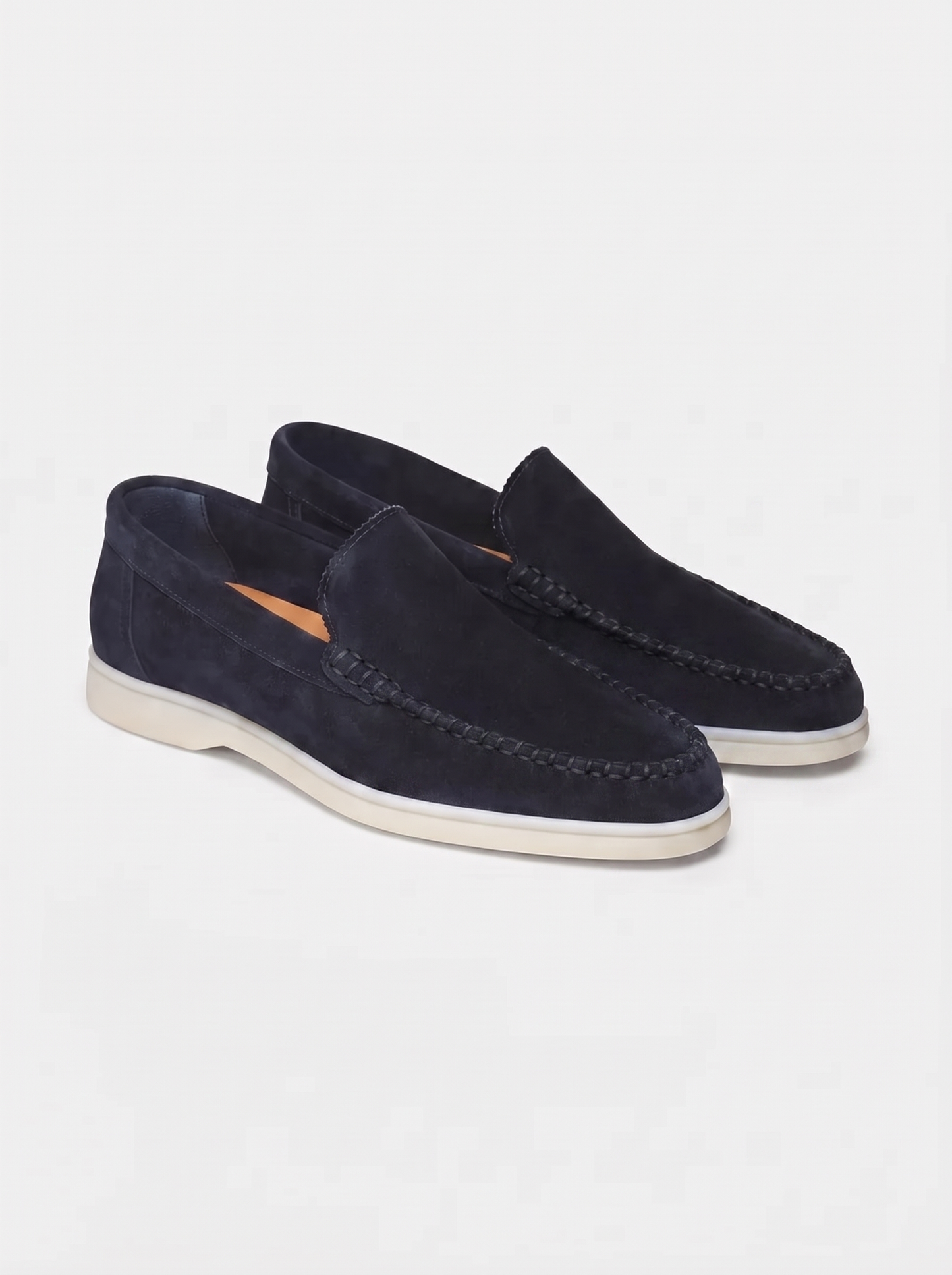 Navy Giorno Loafers