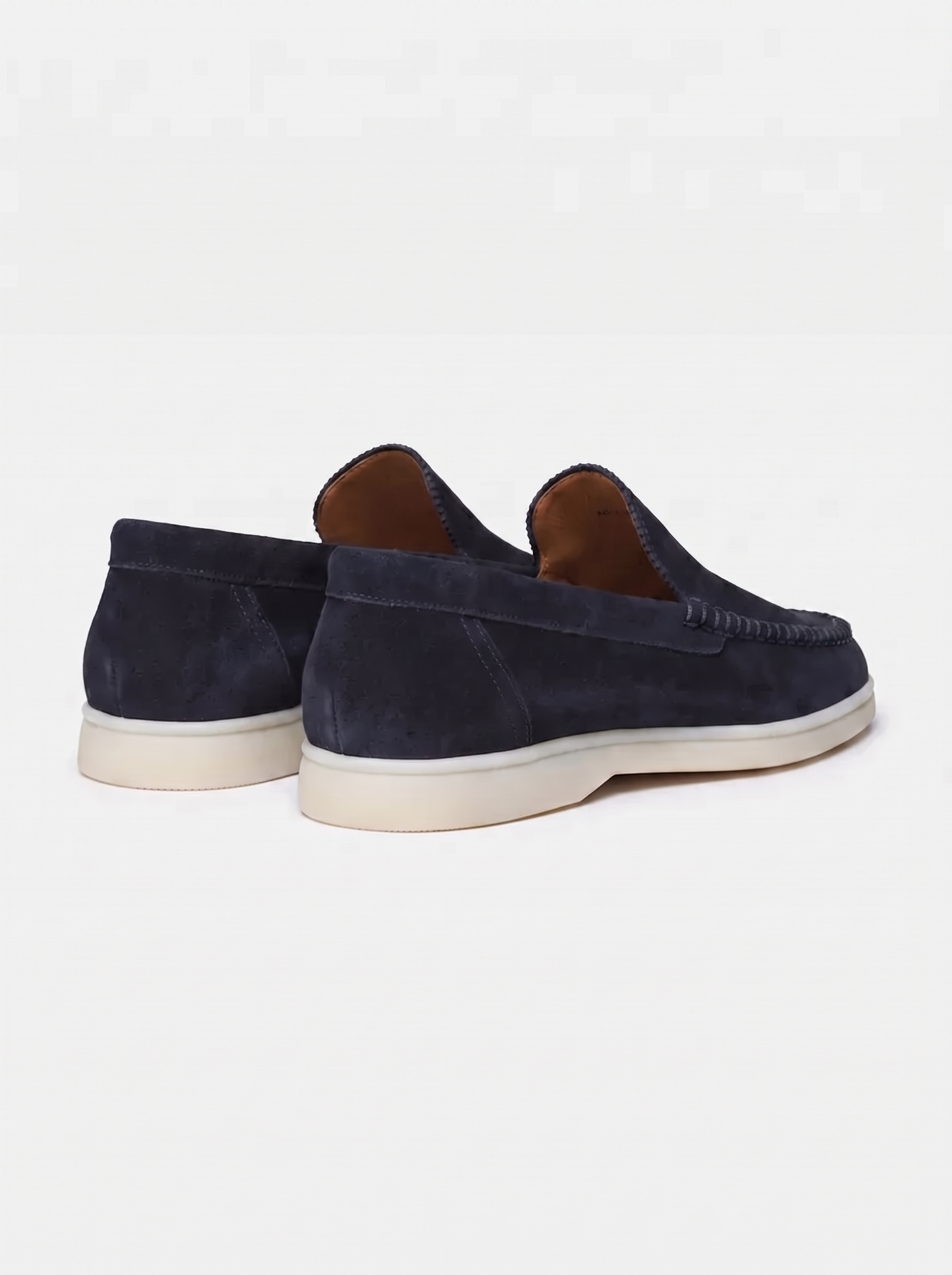 Navy Giorno Loafers