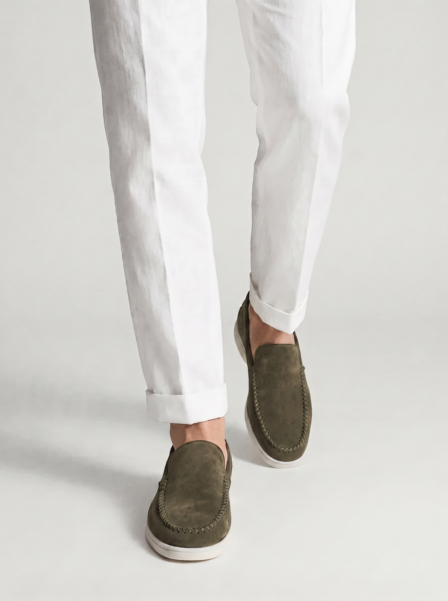 Olive Giorno Loafers