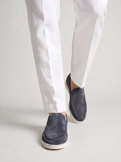 Steel Blue Giorno Loafers