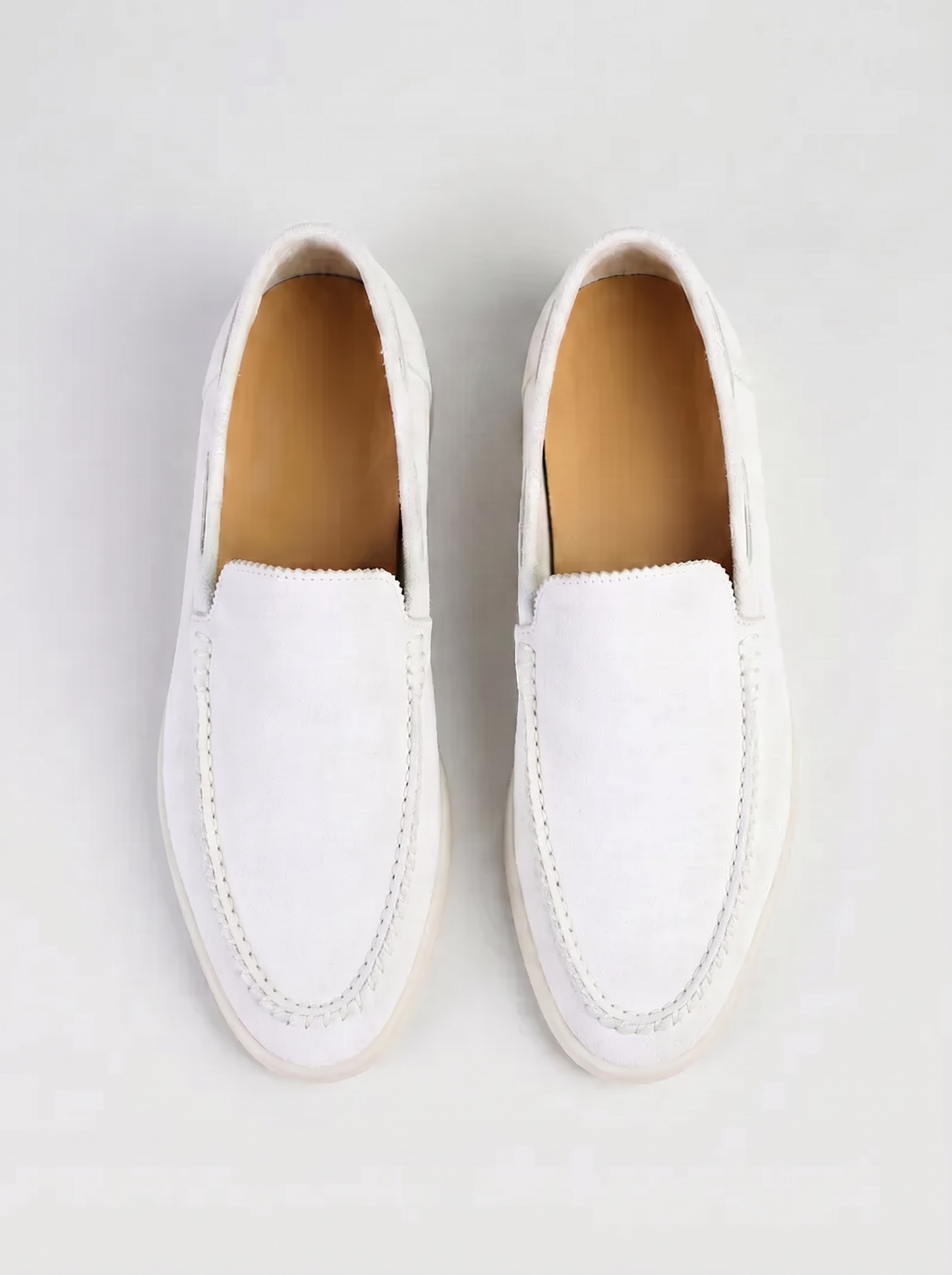 White Giorno Loafers