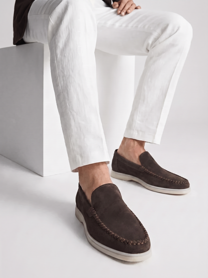 Warm Grey Giorno Loafers
