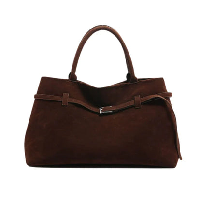 Angelina Large Suede Tote Bag
