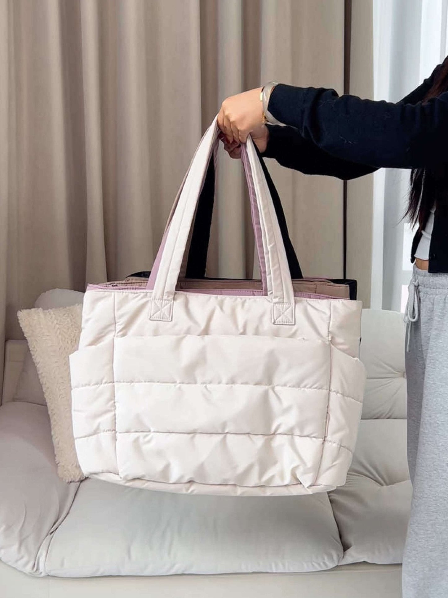 Alex Puffer Tote Bag