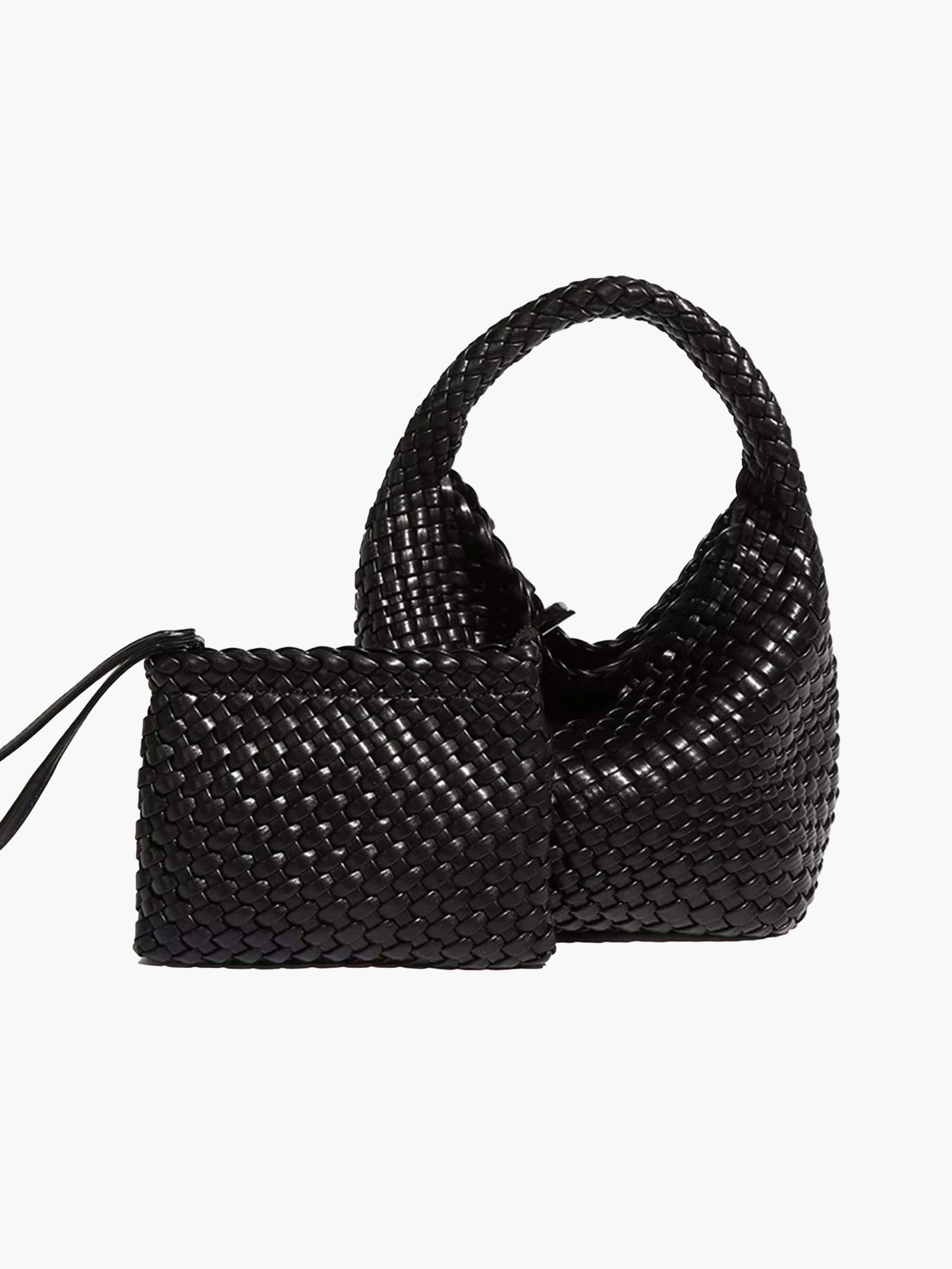 Leather Bag - Cara Woven Set