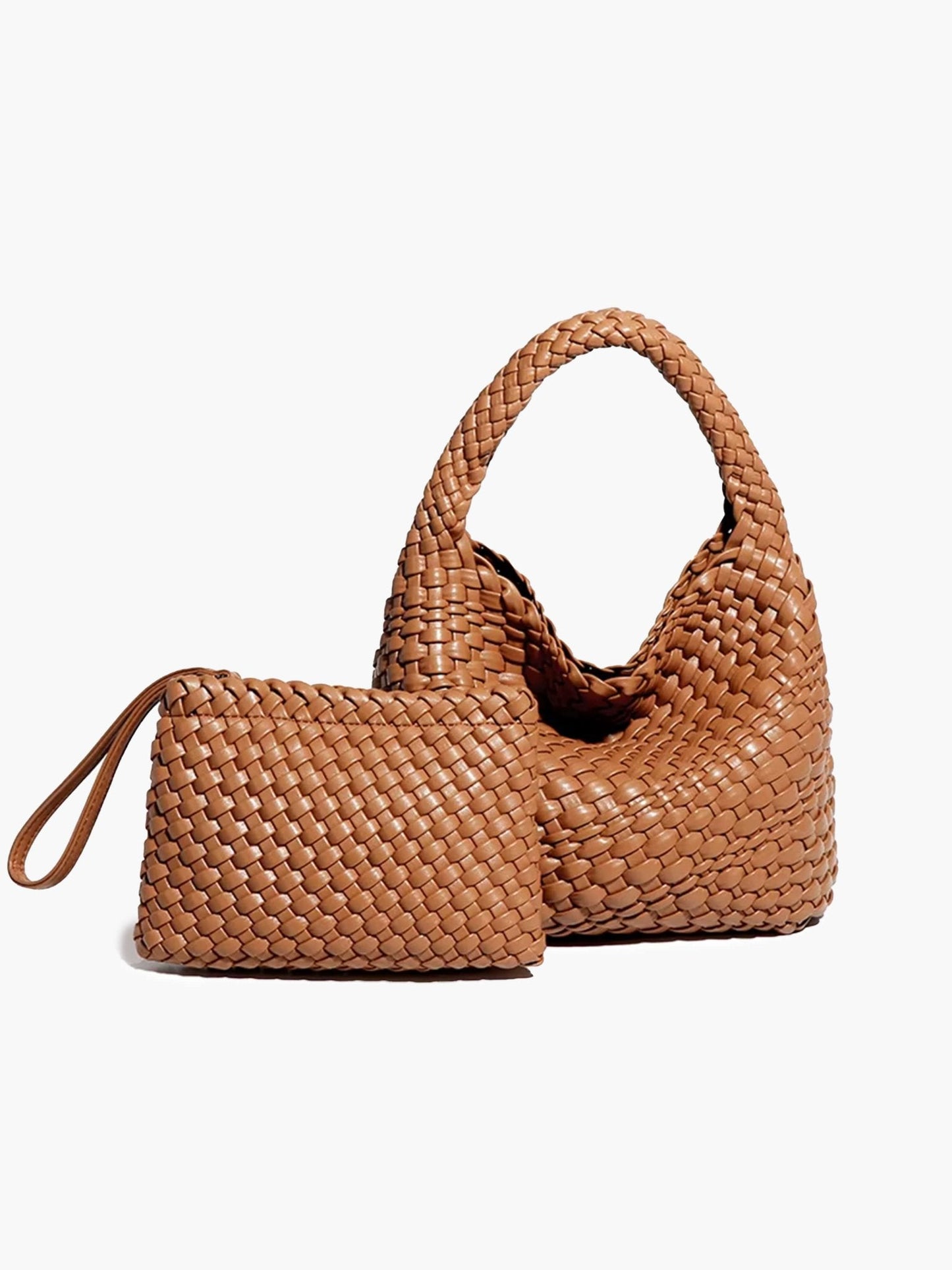 Leather Bag - Cara Woven Set