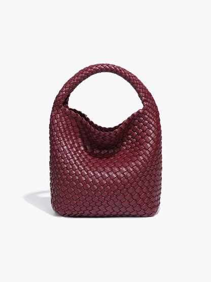 Leather Bag - Cara Woven Set