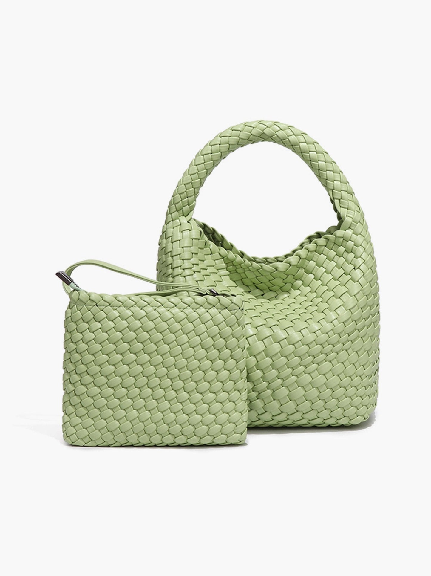 Leather Bag - Cara Woven Set