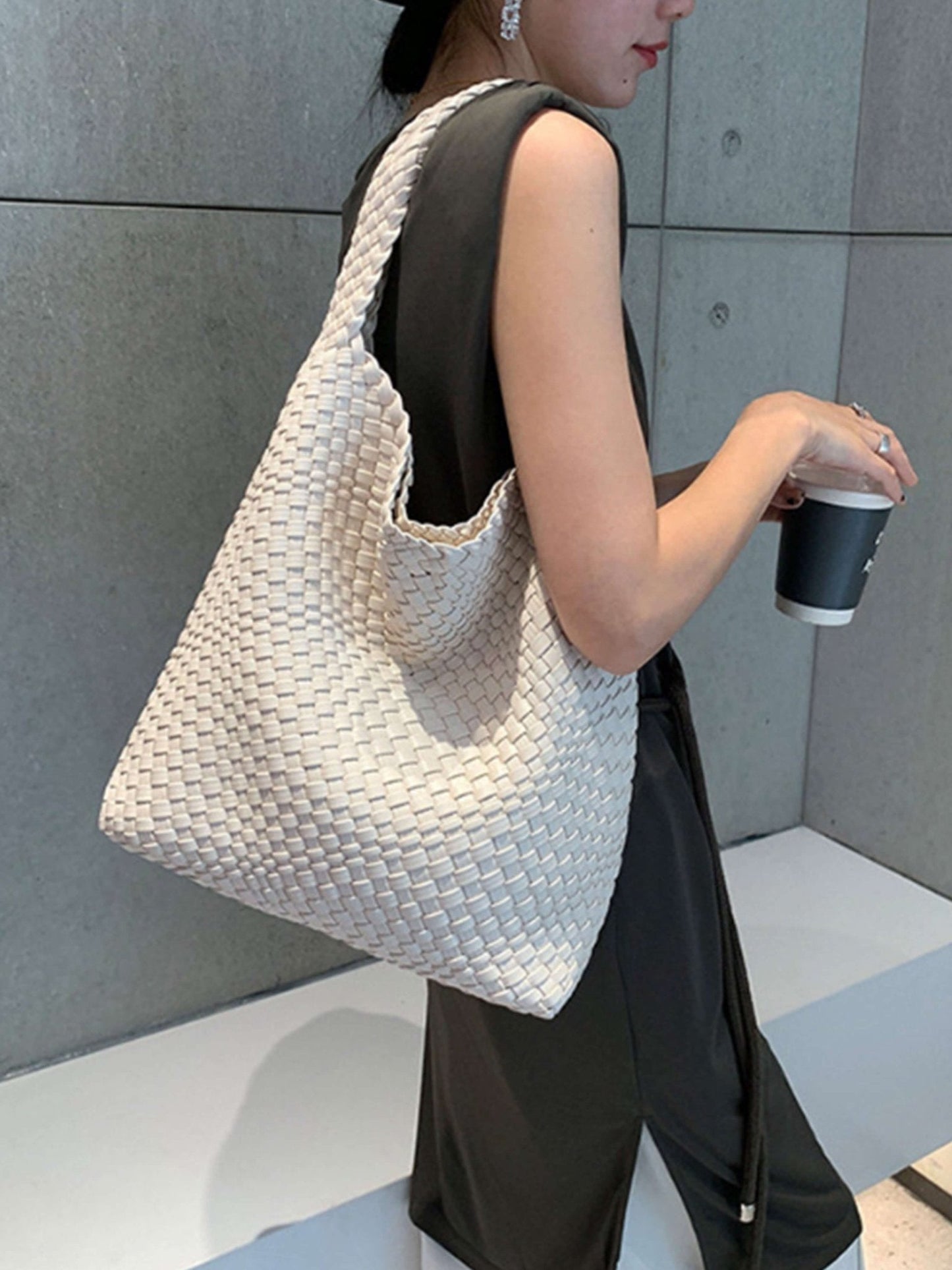 Cara Woven Shopper Bag Medium