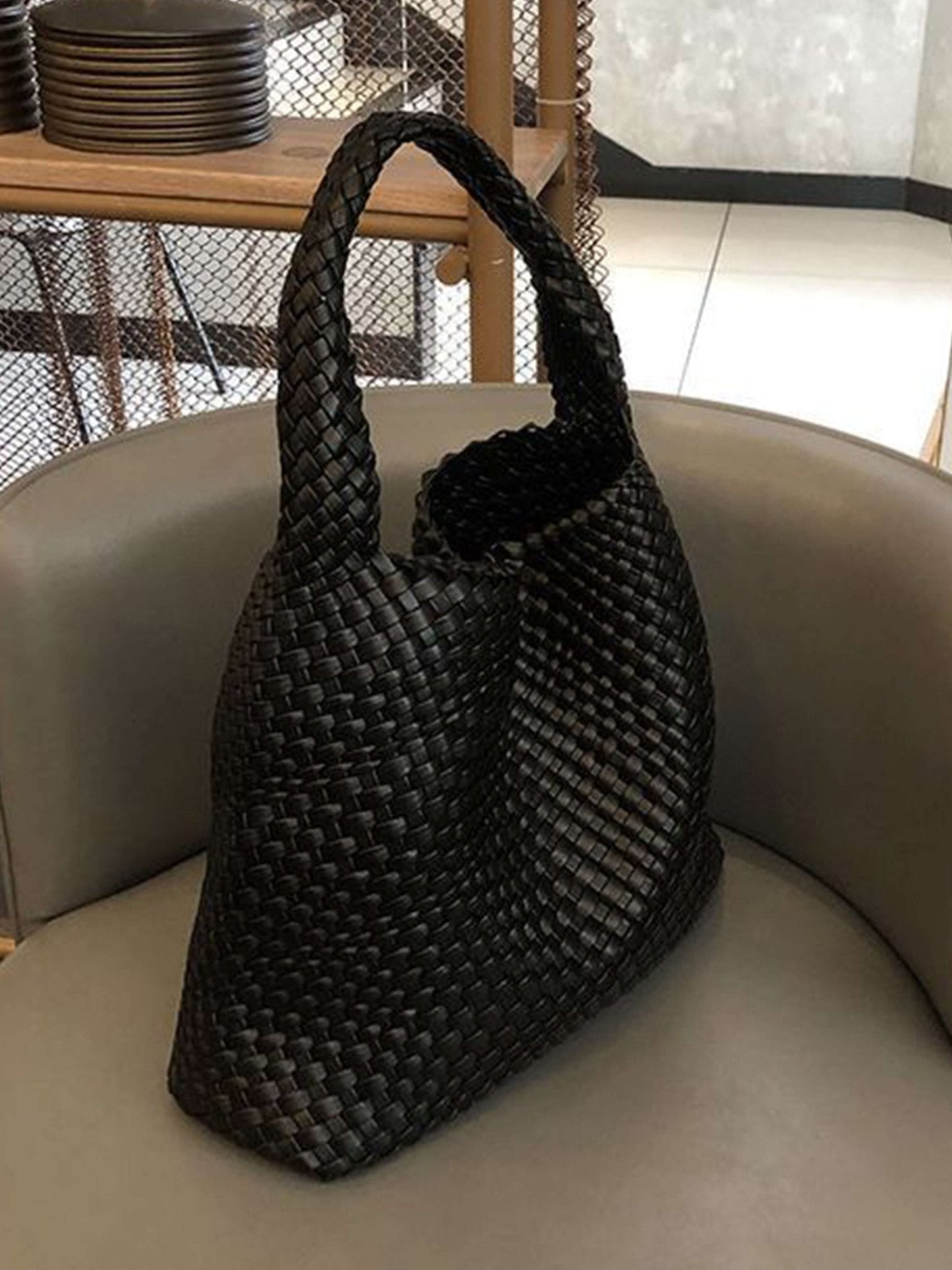 Cara Woven Shopper Bag Medium