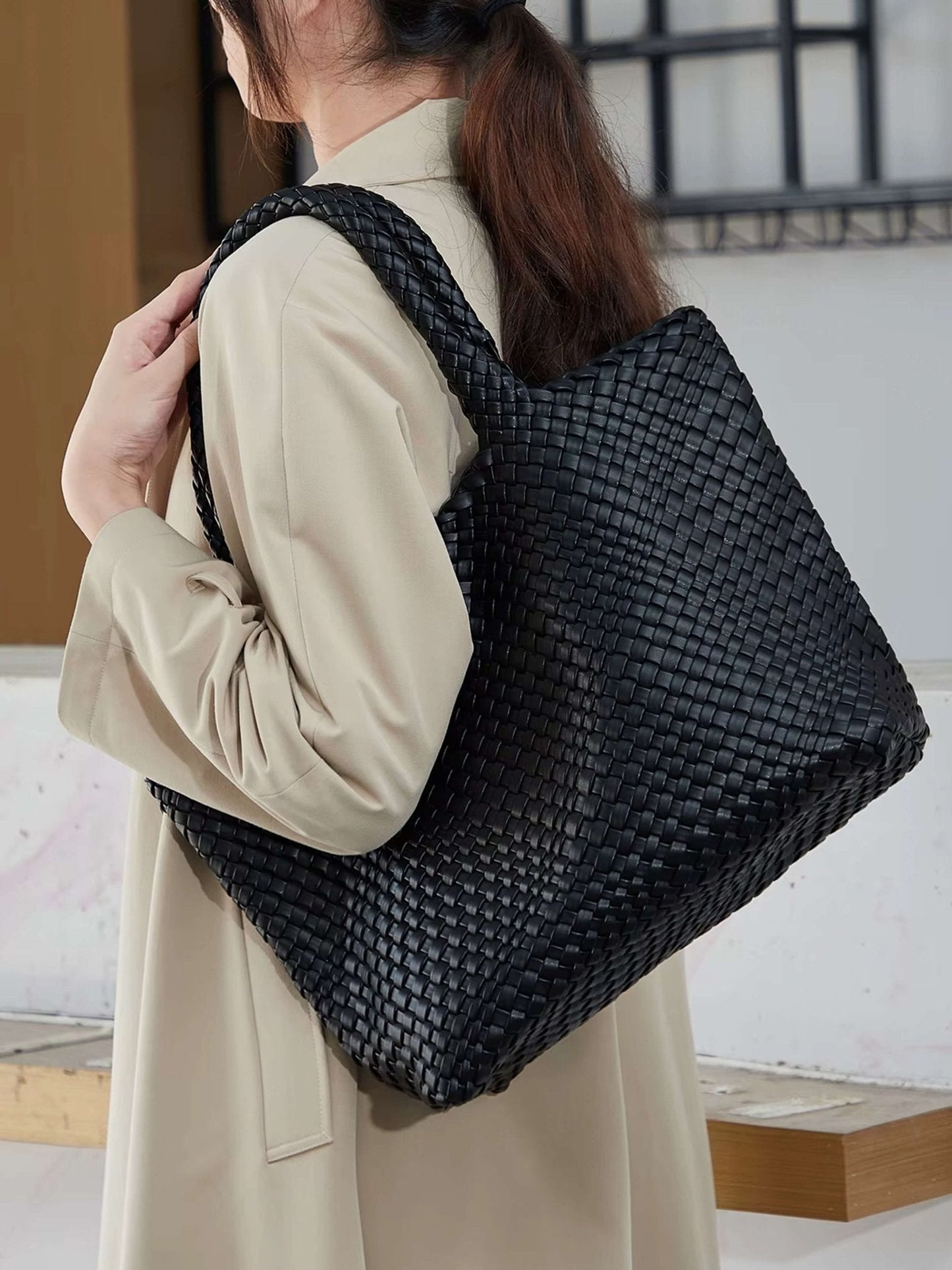 Cara Woven Shopper Bag XL