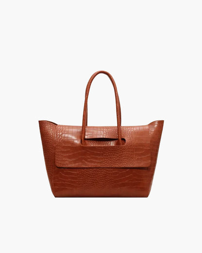 Claudia Handbag Crocodile Pattern