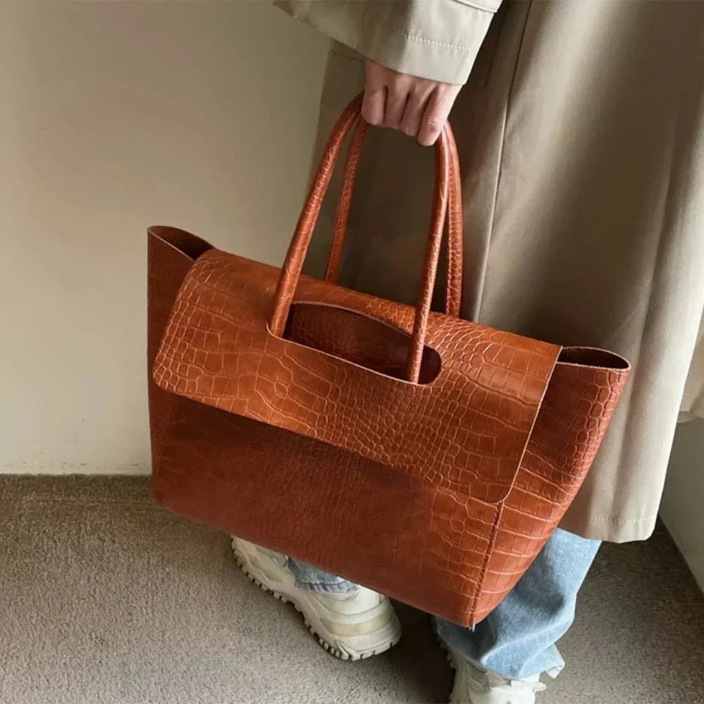 Claudia Handbag Crocodile Pattern