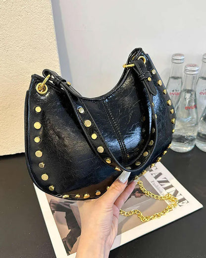Claudia Bag with Gold Details