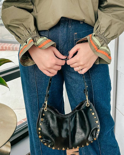 Claudia Bag with Gold Details