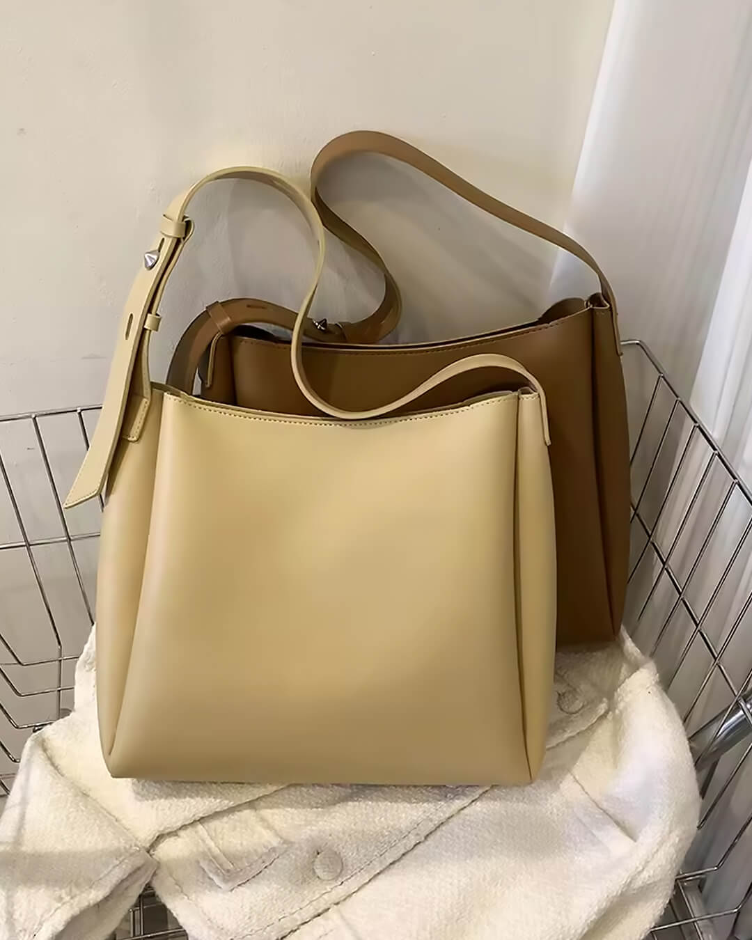 Vegan Leather - Cynthia Shopper Bag