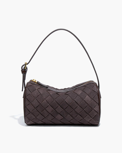 Eva Woven Suede Bag