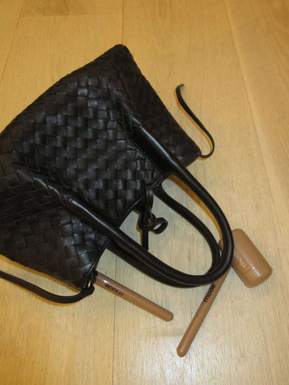 Leather Bag - Gracie Woven 2-Piece Set