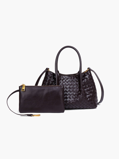 Leather Bag - Gracie Woven 2-Piece Set