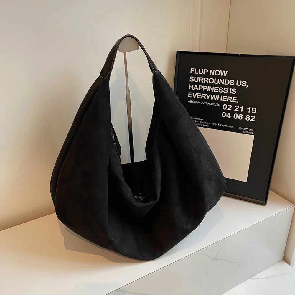 Odette Wildleder Hobo Handtasche