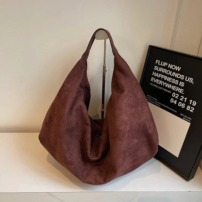 Odette Wildleder Hobo Handtasche