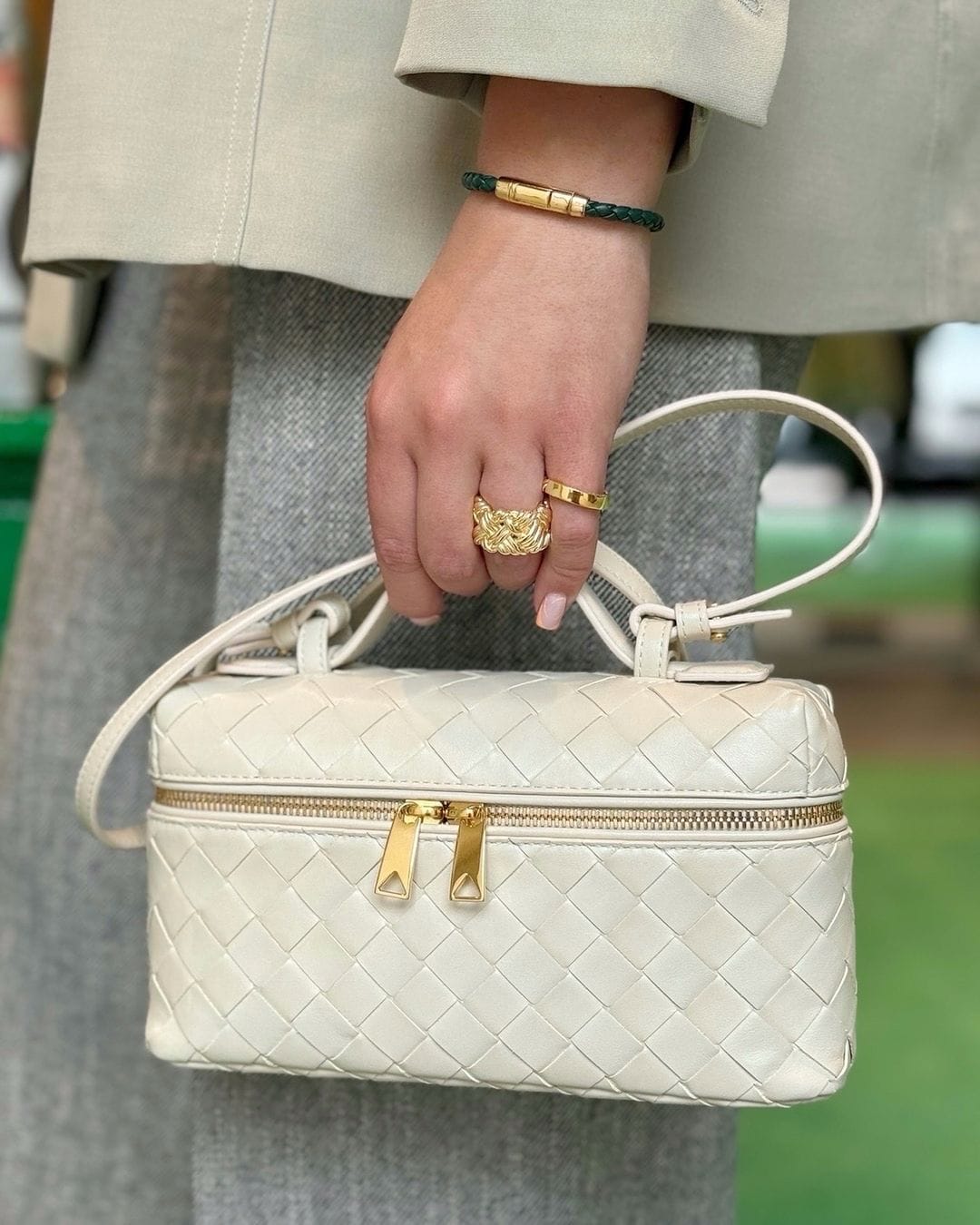Barbara Small Braided Tote Bag
